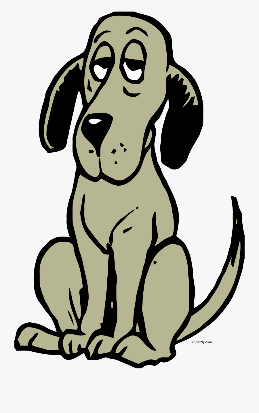 Bored Dog Clipart Png - Dog Coloring Pages For Kids, Transparent Clipart