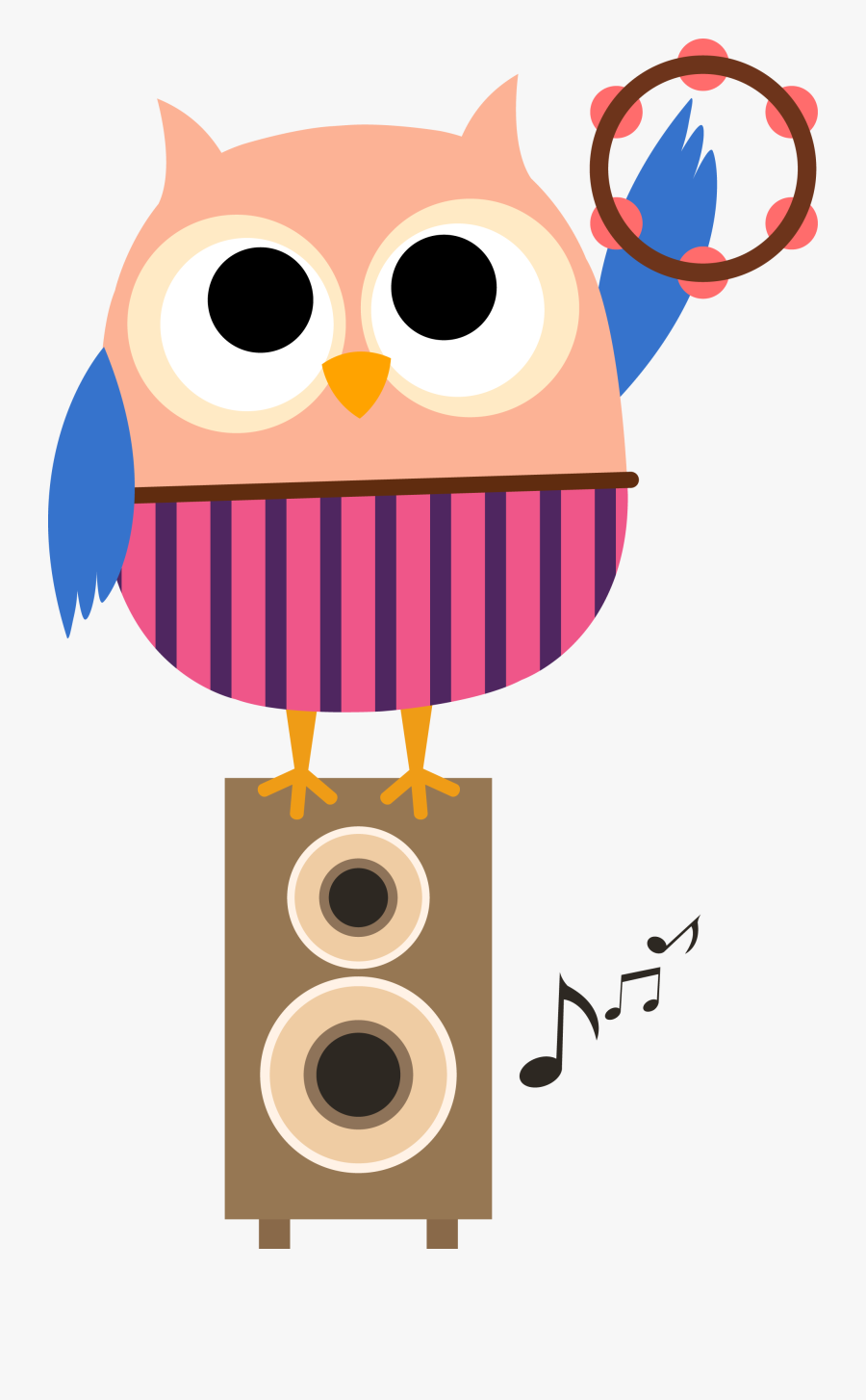 Clipart Music Musical Performance - Owl Clipart Music, Transparent Clipart