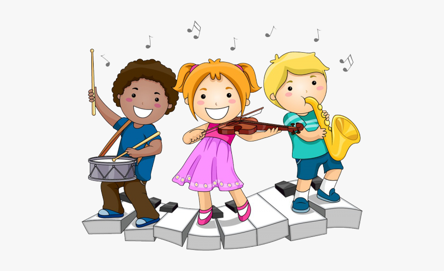 Musician Clipart Child Music - Children Playing Instruments Clipart, Transparent Clipart