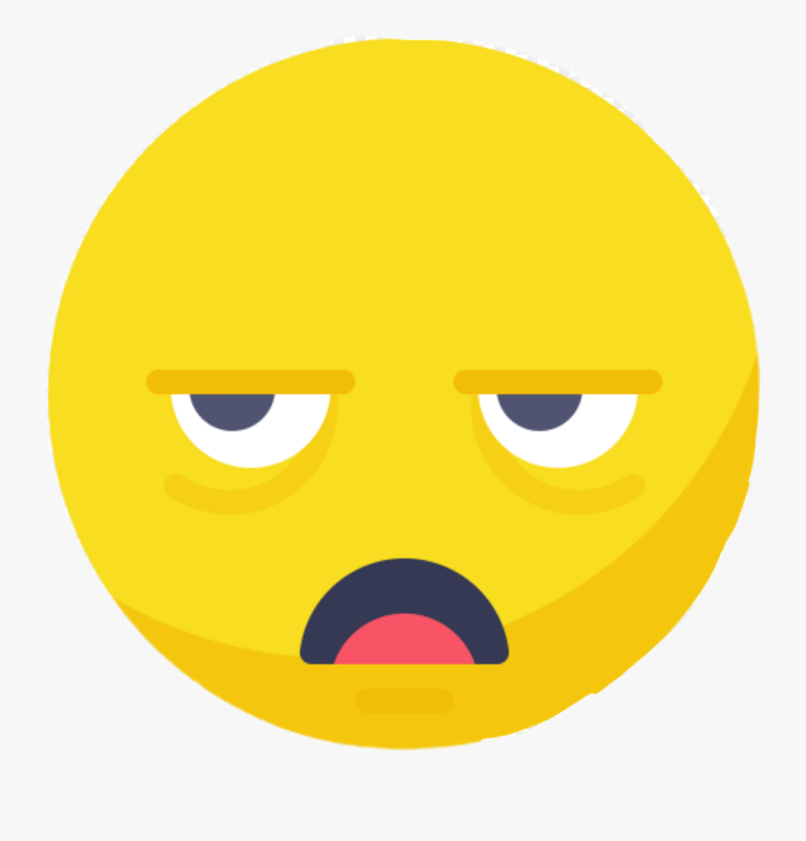 Transparent Sleepy Emoji Png - Bored Emoji Png, Transparent Clipart