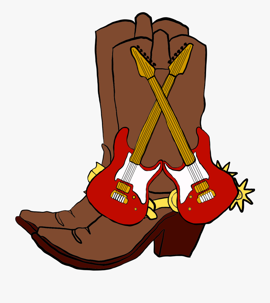Rock N Boots Music Festival - Illustration, Transparent Clipart
