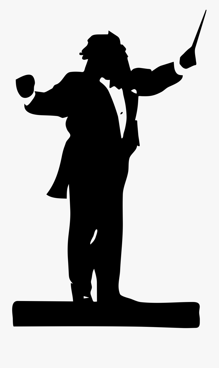 Orchestra Silhouette At Getdrawings - Music Conductor Transparent, Transparent Clipart