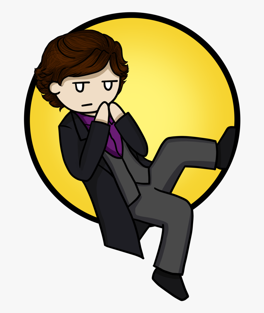 Sherlock Chilling By Shockingblankets - Sherlock Shockingblankets, Transparent Clipart