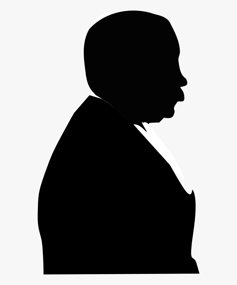 Old Man Silhouette - Silhouette Of Old Man, Transparent Clipart