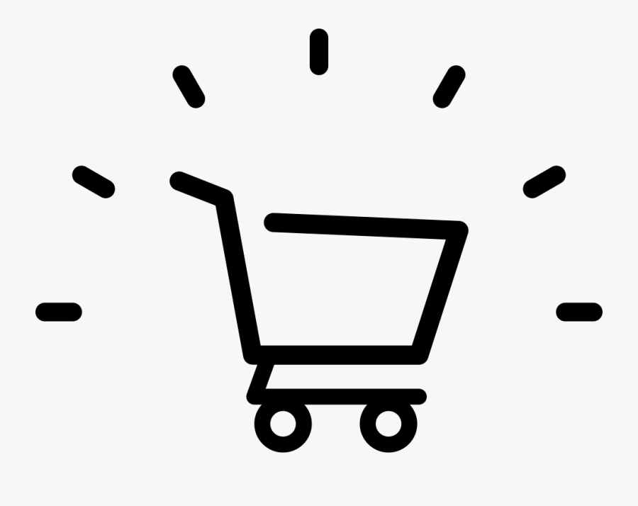Shopping Cart Sign - Shopping Cart Icon Transparent, Transparent Clipart