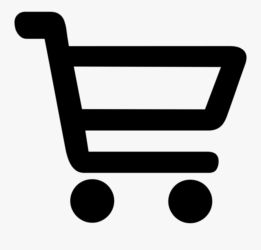 Empty Shopping Cart - Vector Cart Icon Svg, Transparent Clipart