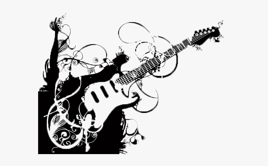 Guitar Instrument Grunge Musical Png Free Photo Clipart - Guitar Grunge, Transparent Clipart