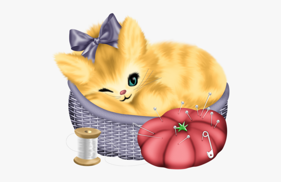 19 Kittens Clipart Whimsical Cat Huge Freebie Download - Cat Grabs Treat, Transparent Clipart