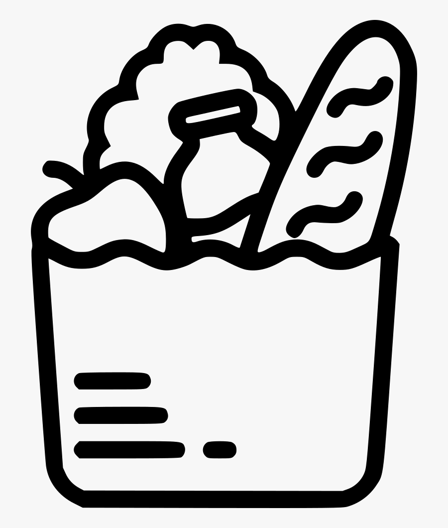 Bag Png Icon Free - Grocery Bag Icon Png, Transparent Clipart