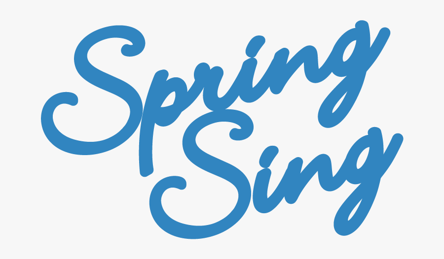 2018 Clipart Spring - Calligraphy, Transparent Clipart
