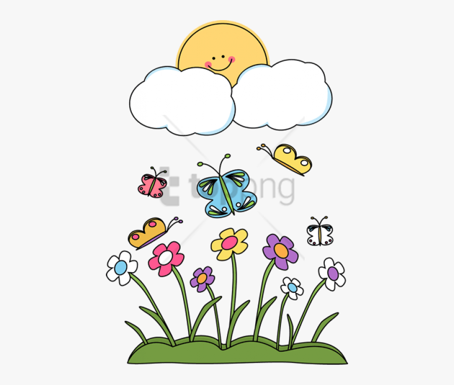 Free Png Spring Season Clipart Png Png Image With Transparent - Simple Spring Season Drawing, Transparent Clipart
