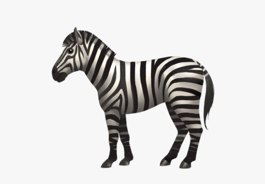 Clip Art How Long Is A Zebra Pregnant - Zebra Emoji, Transparent Clipart