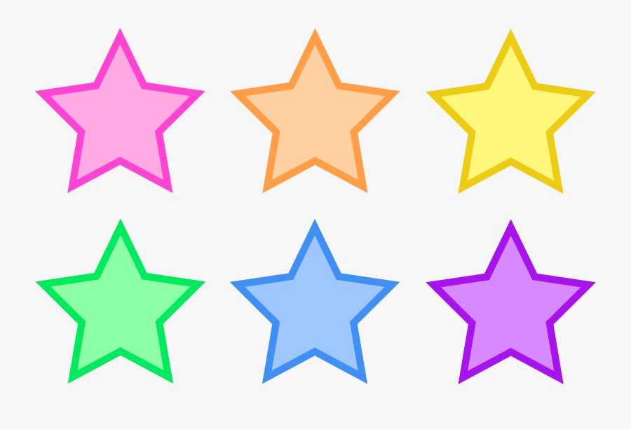 Thumb Image - Colorful Stars Clipart, Transparent Clipart