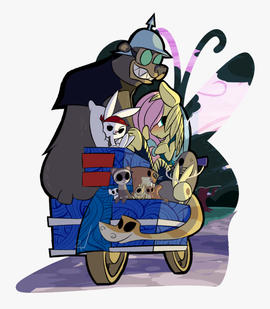 Ferret Clipart Animated - Cartoon, Transparent Clipart