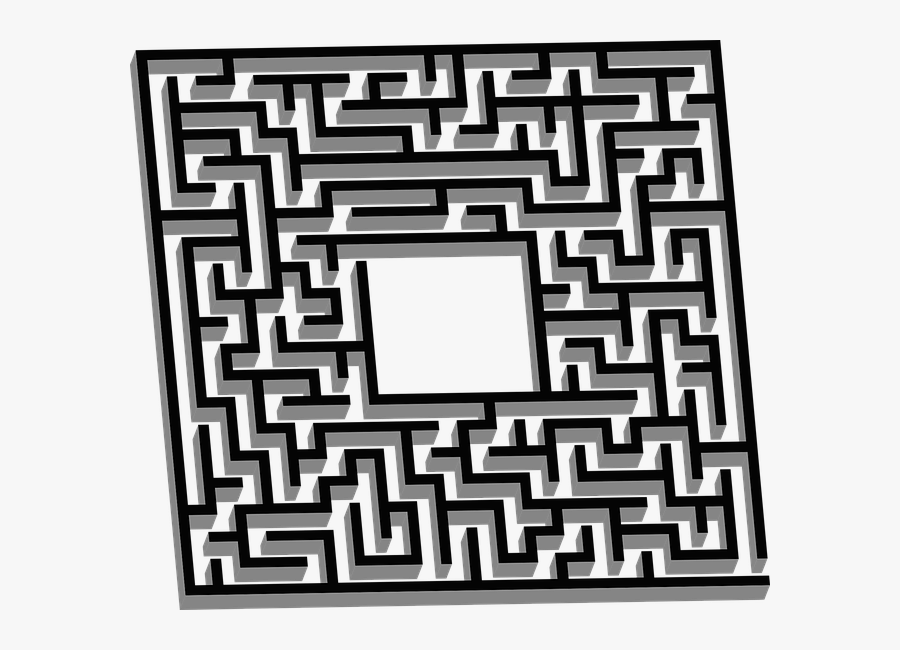 Office Clipart Maze - Laberinto Png, Transparent Clipart