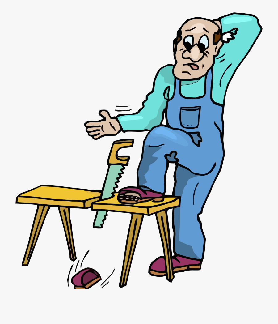 Caution Carpenter Clipart Png - Carpenter Clipart, Transparent Clipart