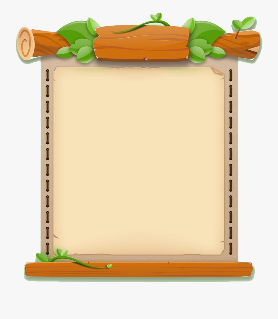 Transparent Cute Frame Png - Cute Wood Frame Clipart, Transparent Clipart