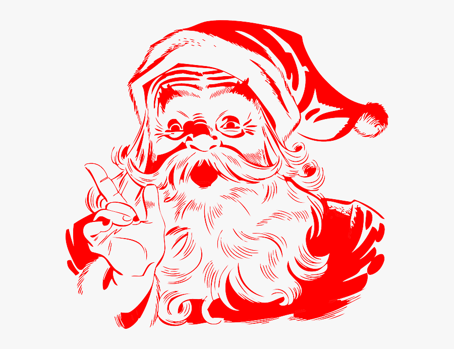 Santa Claus Png Vector, Transparent Clipart