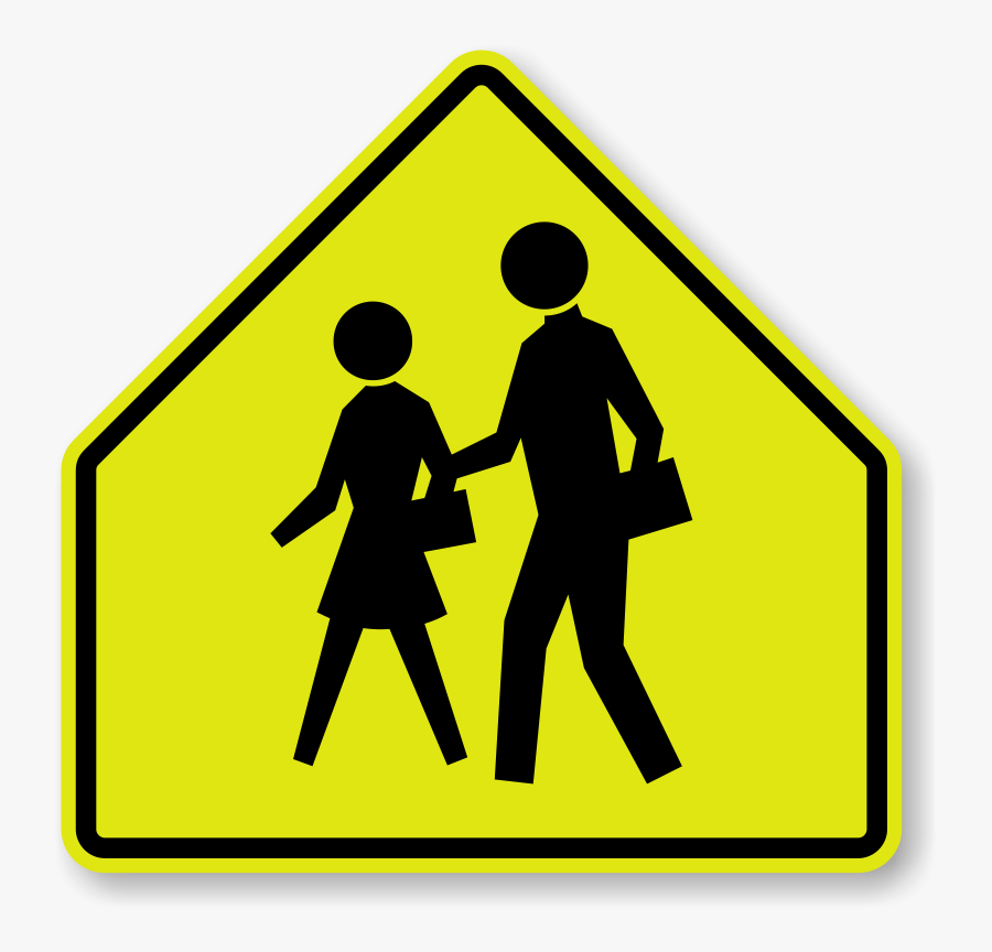 School Zone Signs - Slow Down School Zone, Transparent Clipart
