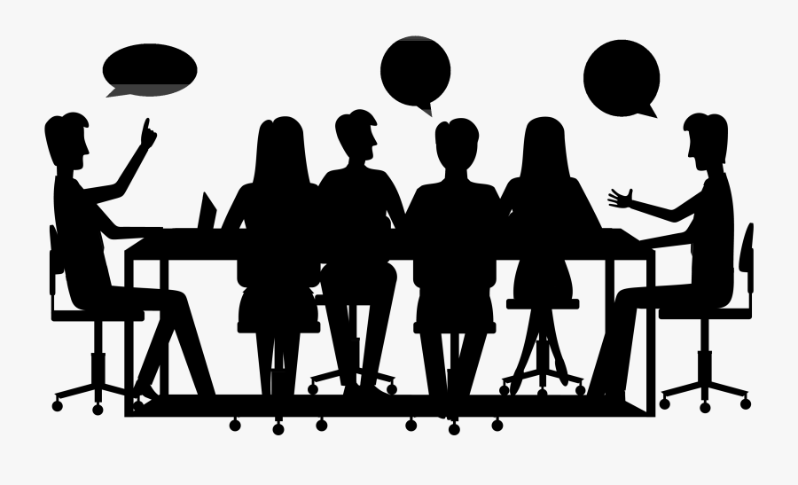 Social Group Clip Art Human Behavior Public Relations - Silhouette, Transparent Clipart