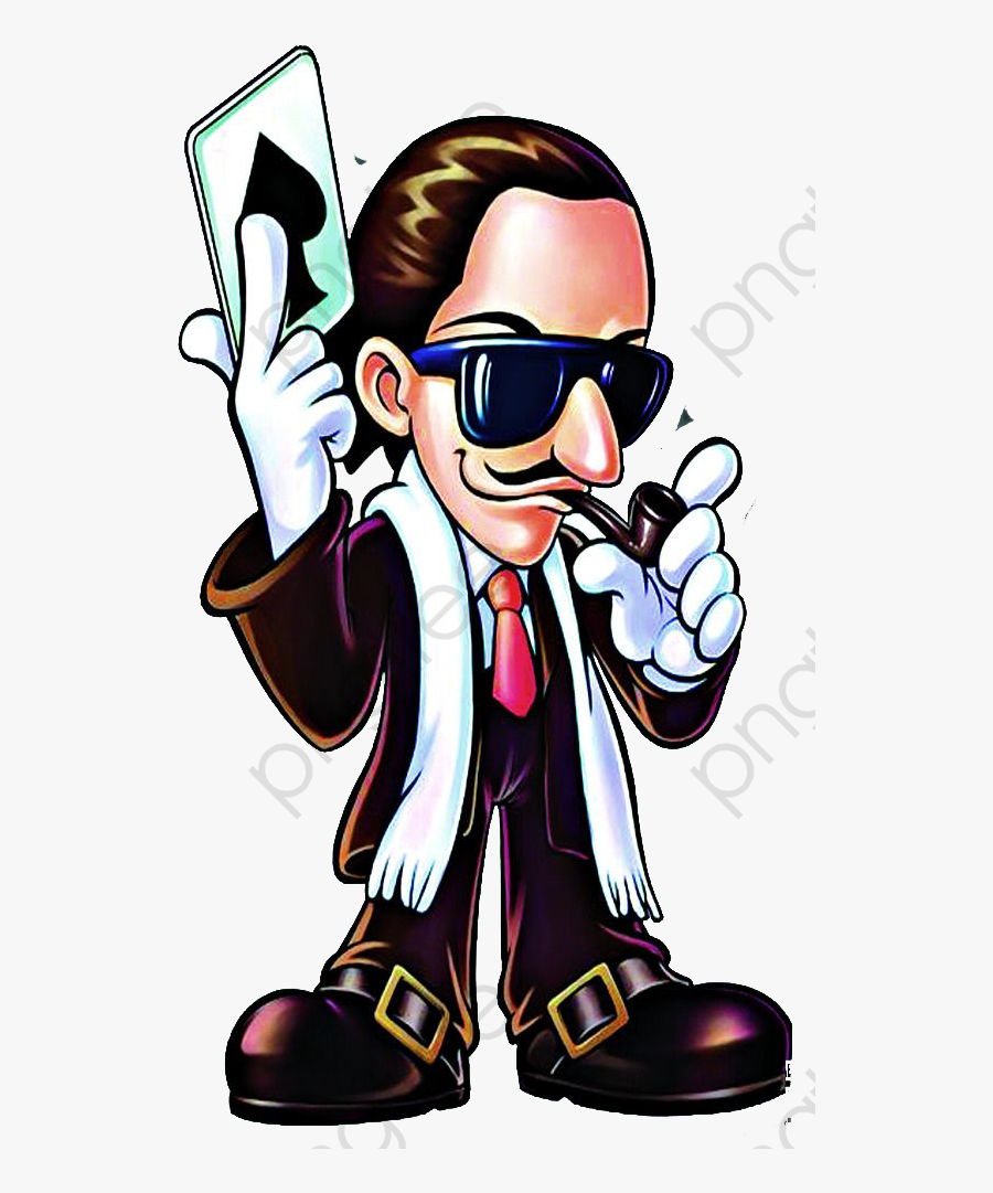 Holding The Poker Of The Rich - Cartoons Playing Cards Png, Transparent Clipart