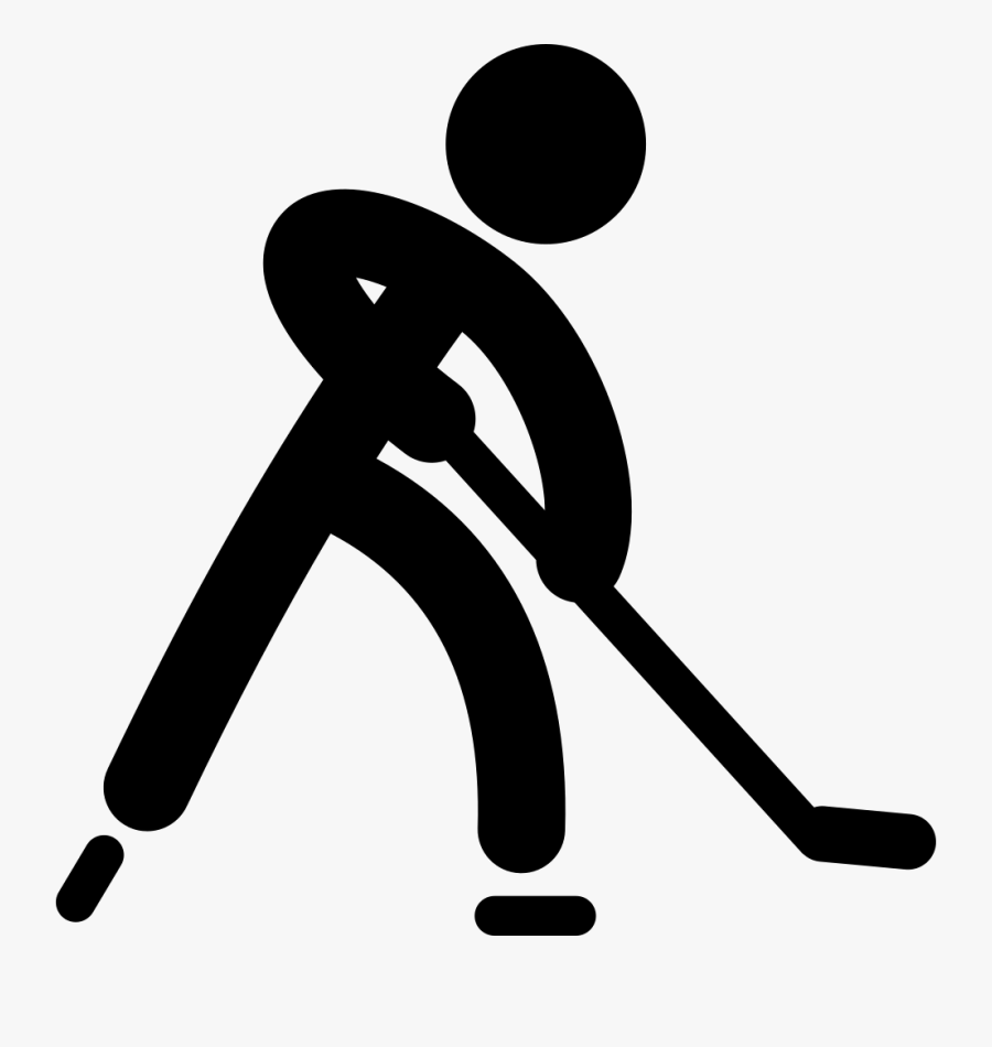 Ice Hockey Player Svg Png Icon Free Download - Ice Hockey Icon Png, Transparent Clipart