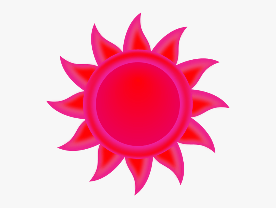 Red Sun Clip Art Clipart Free Download - Sunny Clipart, Transparent Clipart