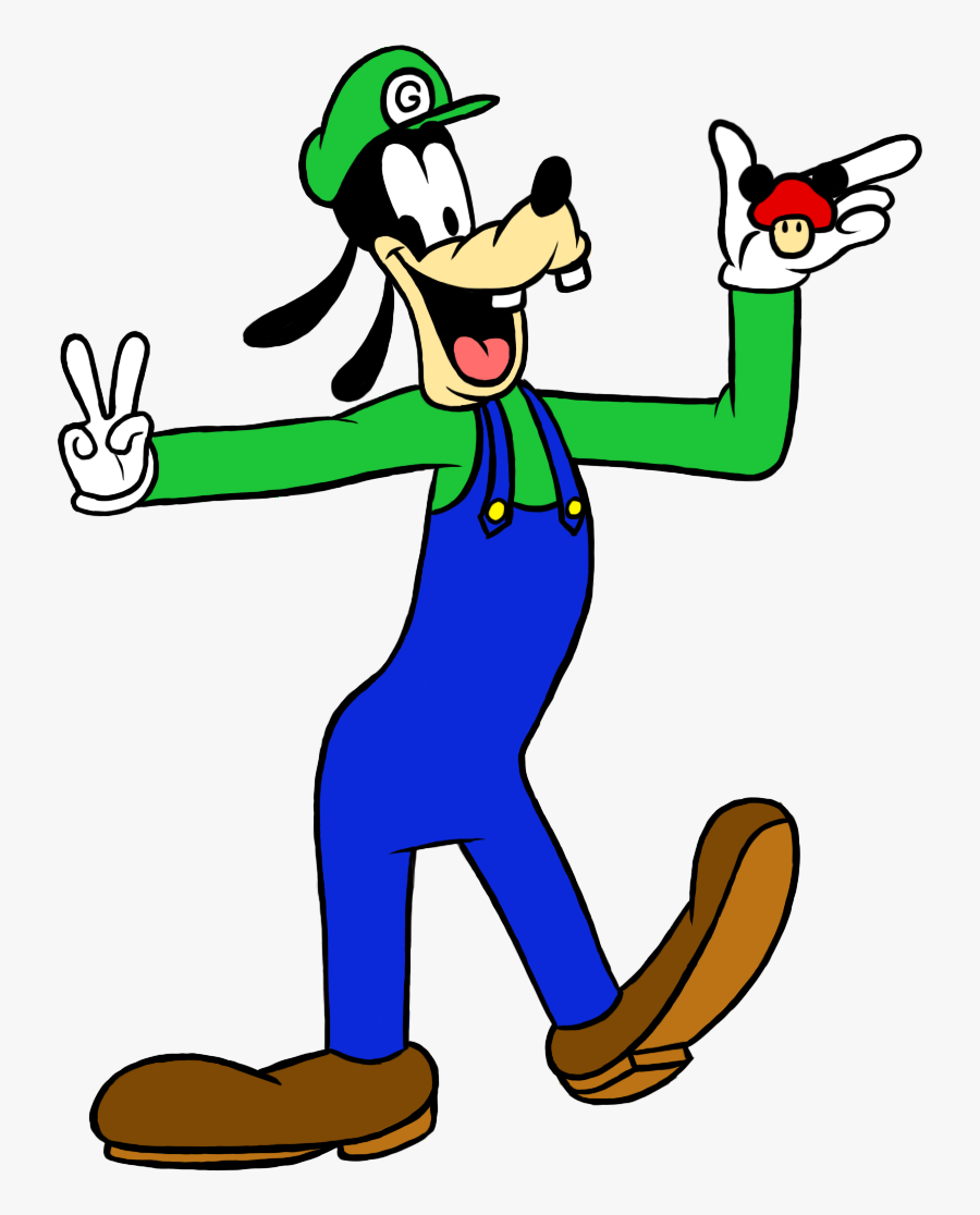 Goofy Clipart For Download Free - Goofy Luigi, Transparent Clipart