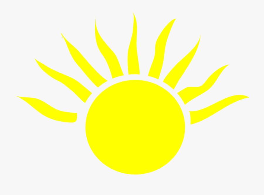 Sun Bright Shine - Sun Clipart Black Background, Transparent Clipart