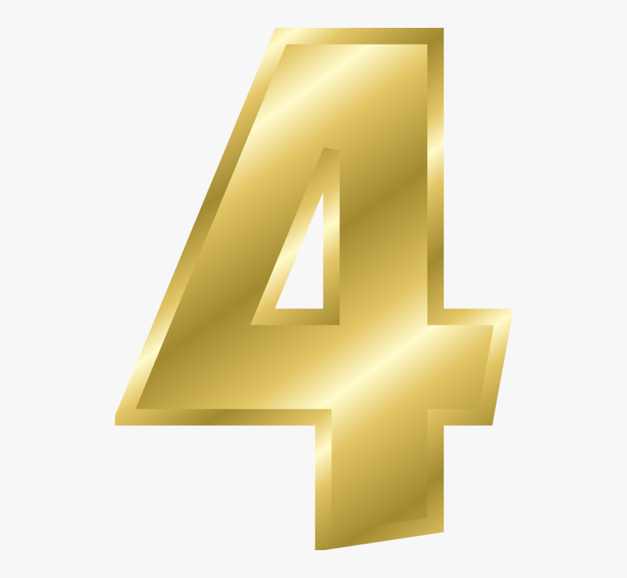 Numero 4 Png, Transparent Clipart