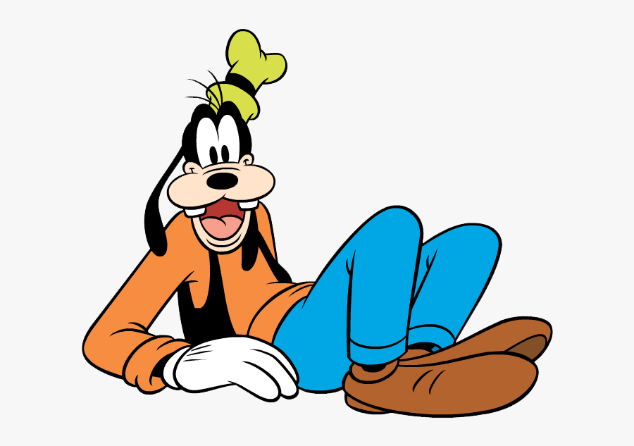 Goofy Laying Down Disney, Transparent Clipart