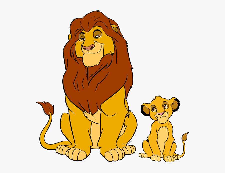 Disney Father - Mufasa And Simba Clipart, free clipart download, png, clipa...