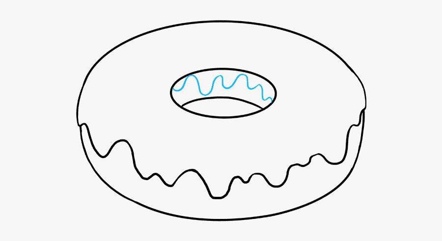 How To Draw Donut - Easy Drawn Donuts, Transparent Clipart