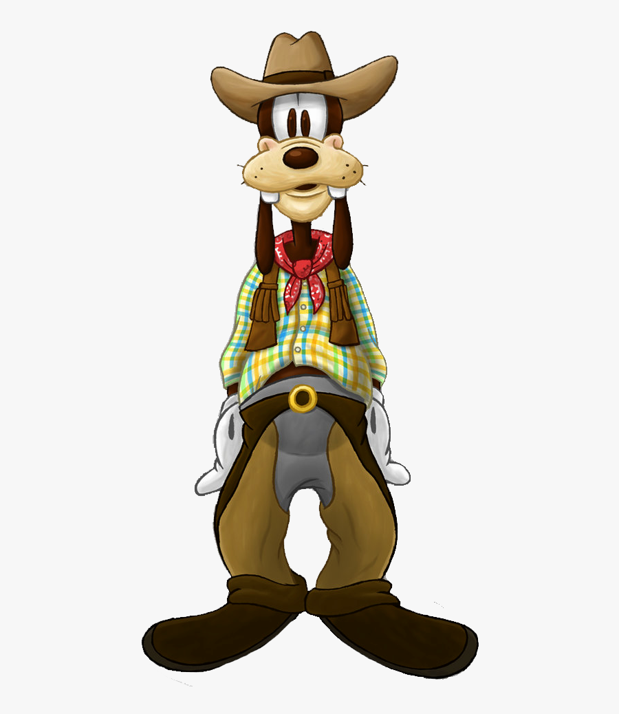 Svg Transparent Download Goofy Clipart Cowboy - Goofy In A Cowboy Hat, Transparent Clipart
