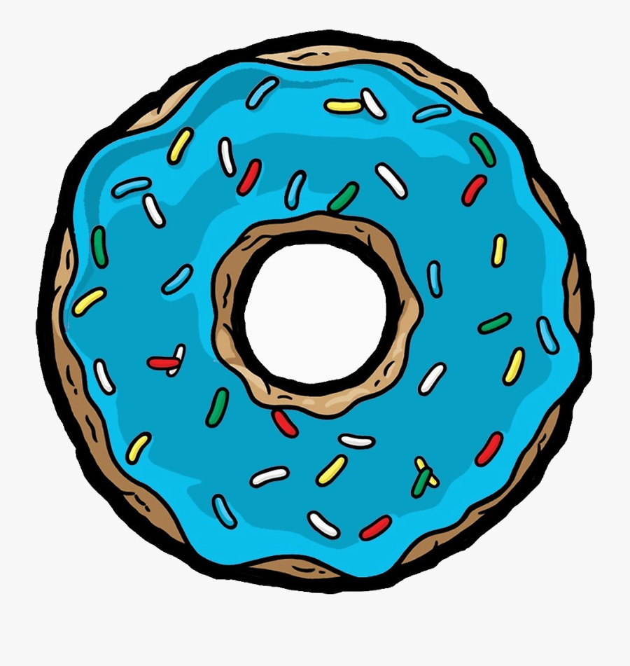 Donut Beautiful Coffee And Donuts Transparent Png - Blue Donuts Clip Art, Transparent Clipart