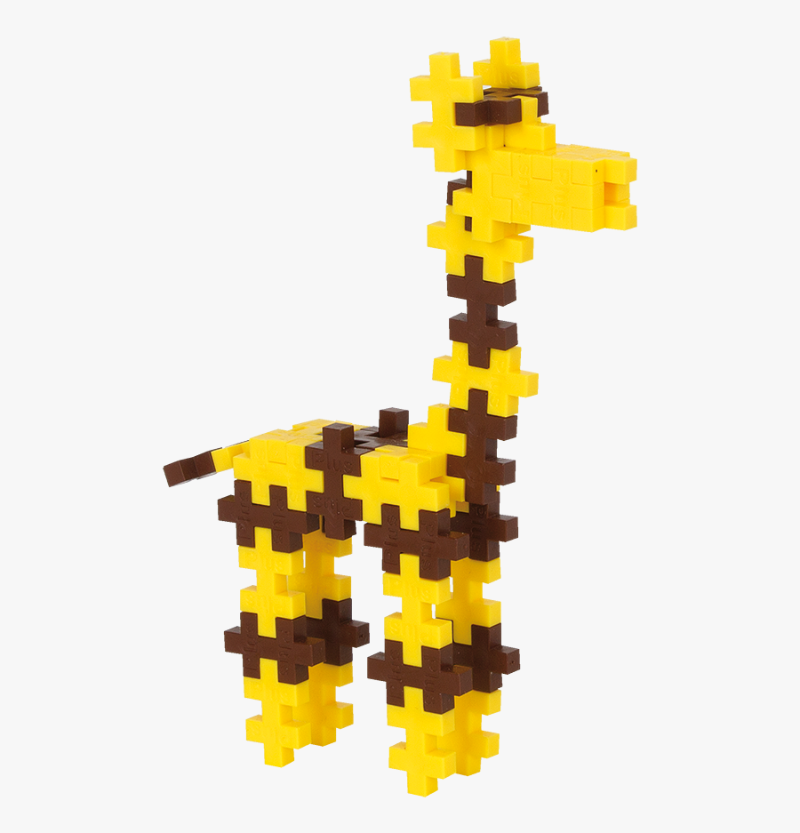 Plus-plus Basic Tube Giraffe - Plus Plus Animal Instructions, Transparent Clipart