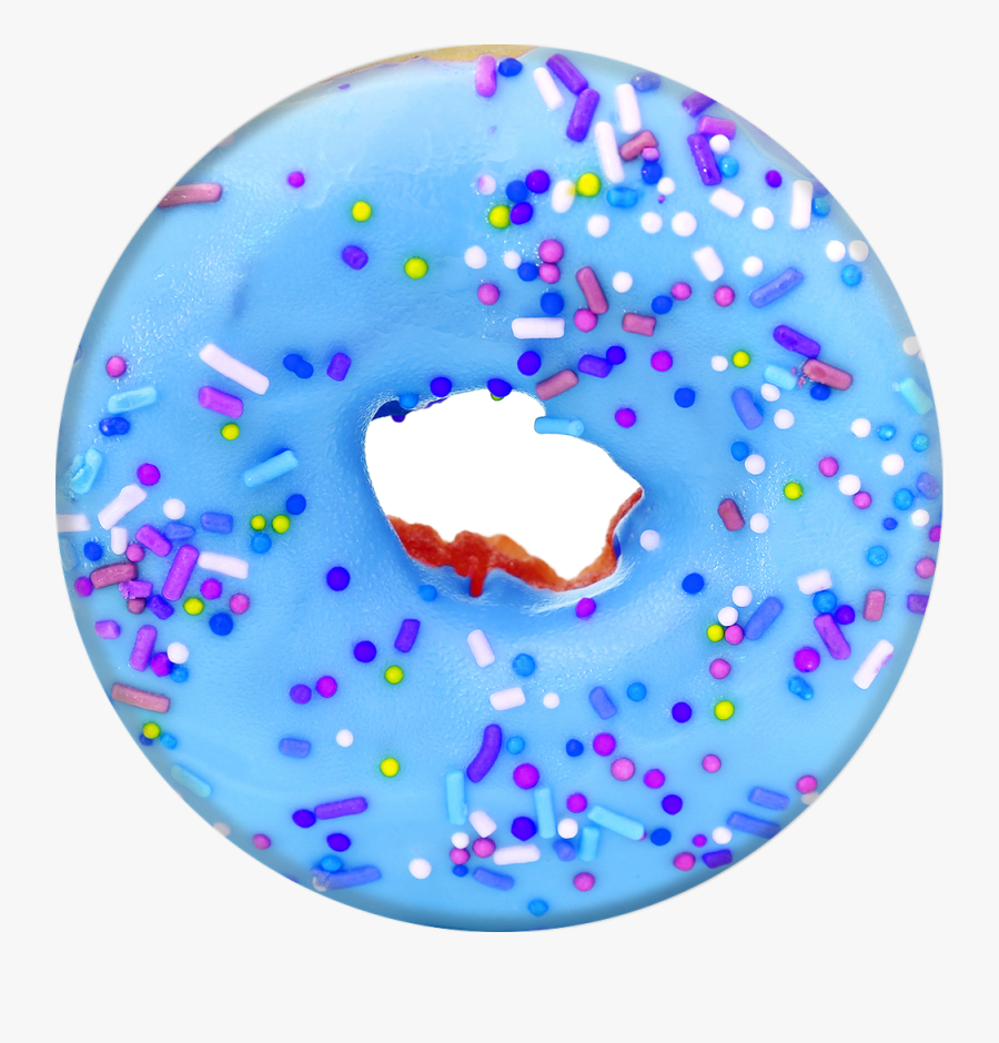 Blue Donut Transparent, Transparent Clipart