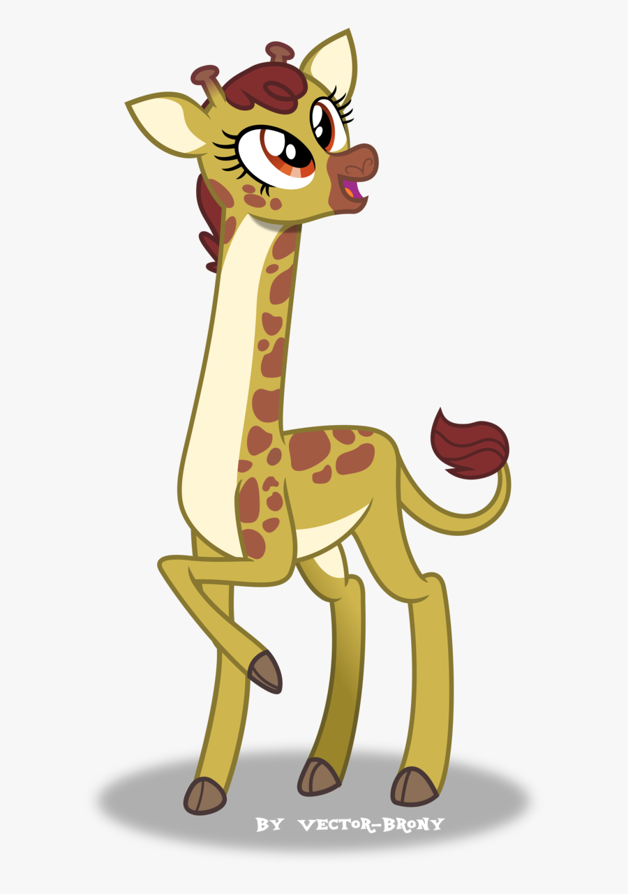 Giraffe By Vector - My Little Pony Giraffe, Transparent Clipart