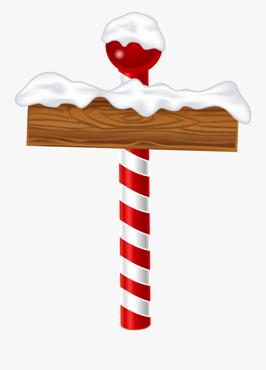 North Pole Sign Clipart - Christmas Sign Png, Transparent Clipart