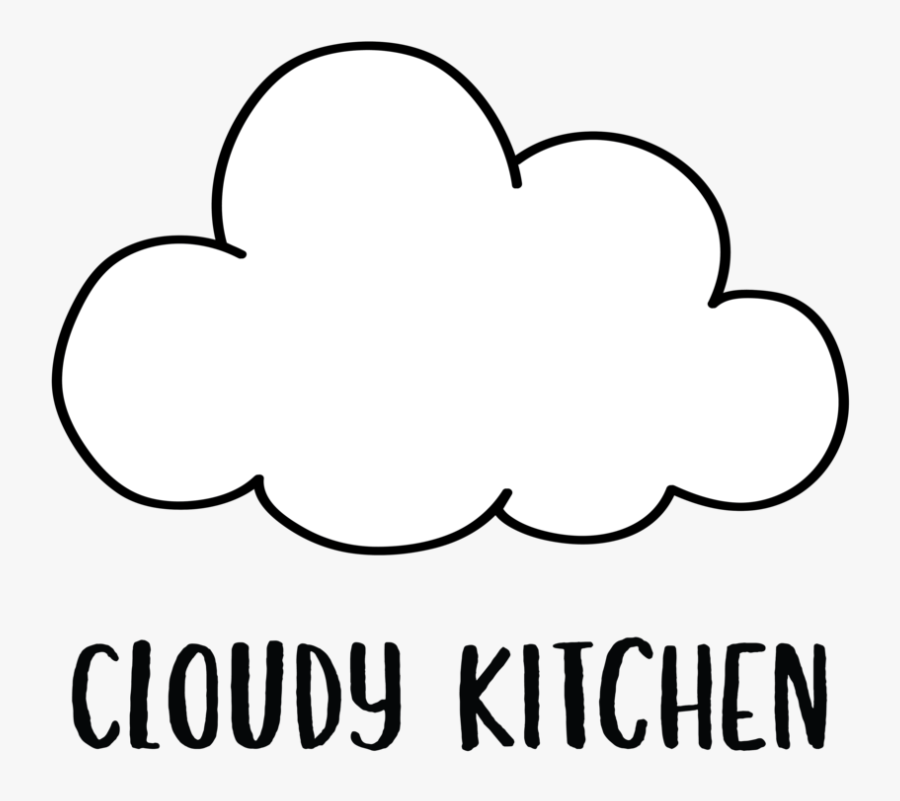 Cloudy Kitchen Logos3 1-04 - Illustration, Transparent Clipart