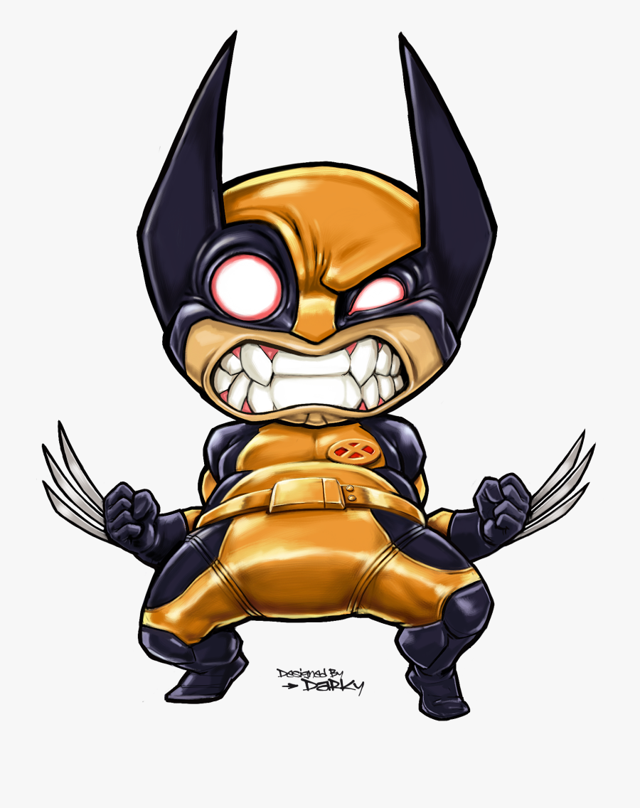 Transparent X Men Png - Wolverine Chibi, Transparent Clipart