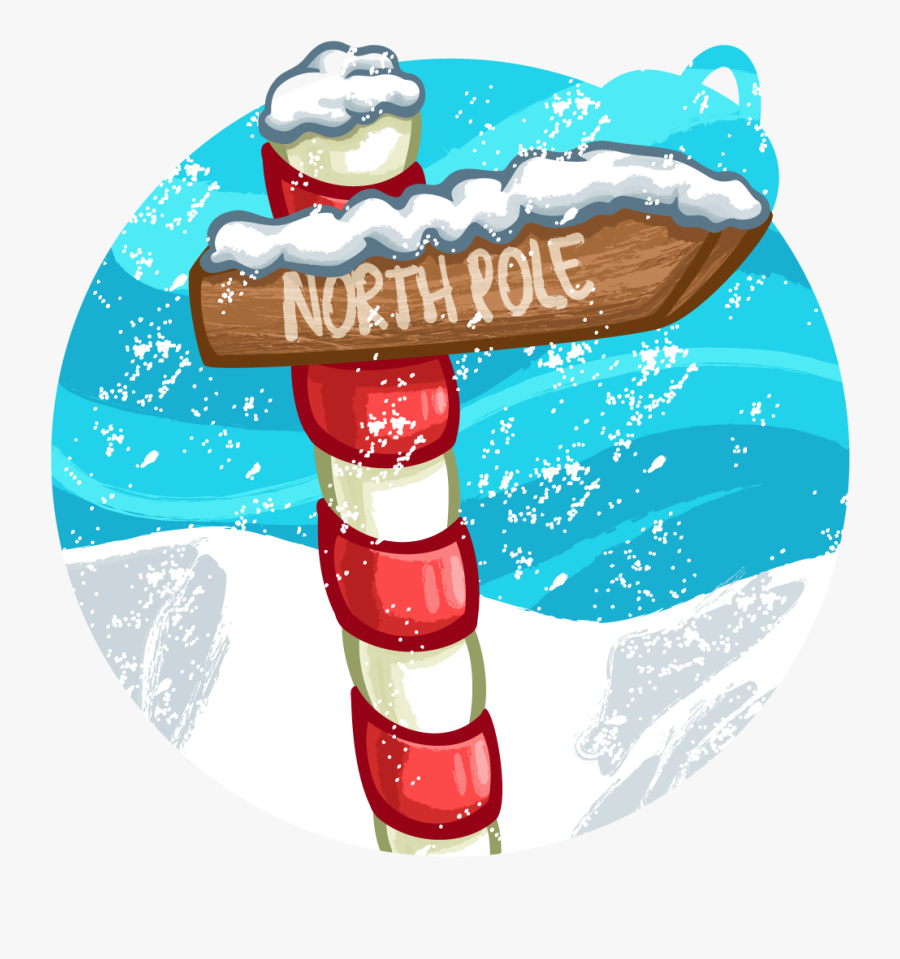 North Pole - Illustration - Illustration, Transparent Clipart