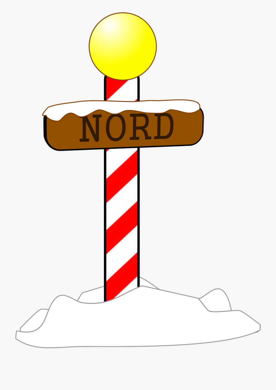 North Pole Arctic Christmas - Cross, Transparent Clipart