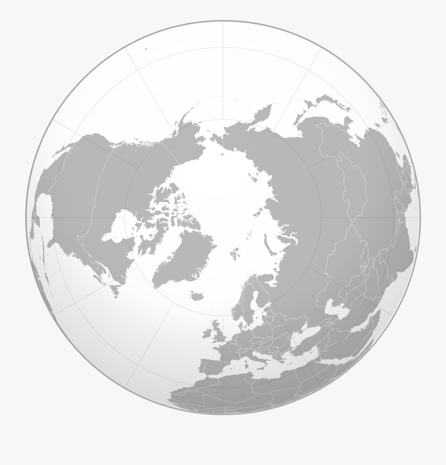 North Pole Png - North Pole Map Vector, Transparent Clipart