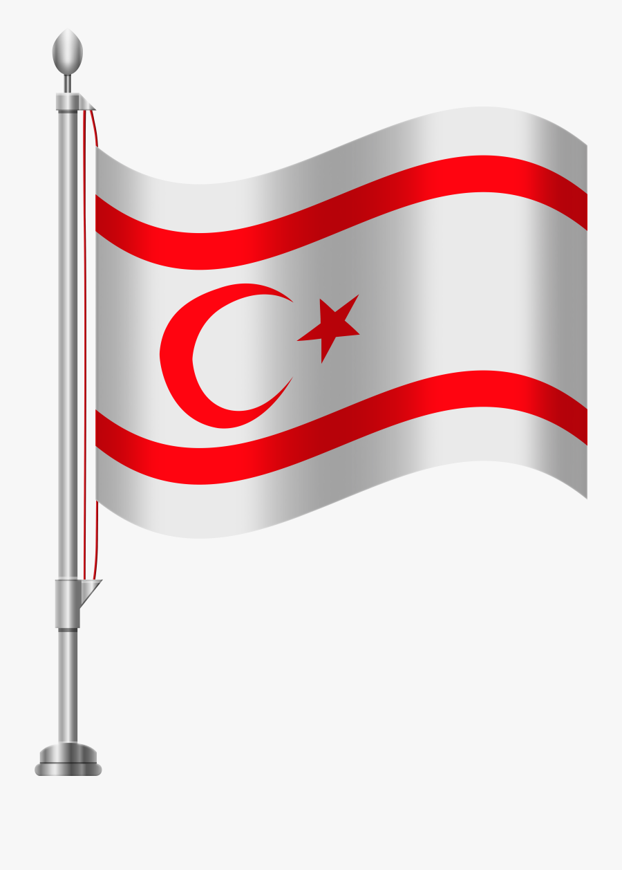Northern Cyprus Flag Png Clip Art, Transparent Clipart