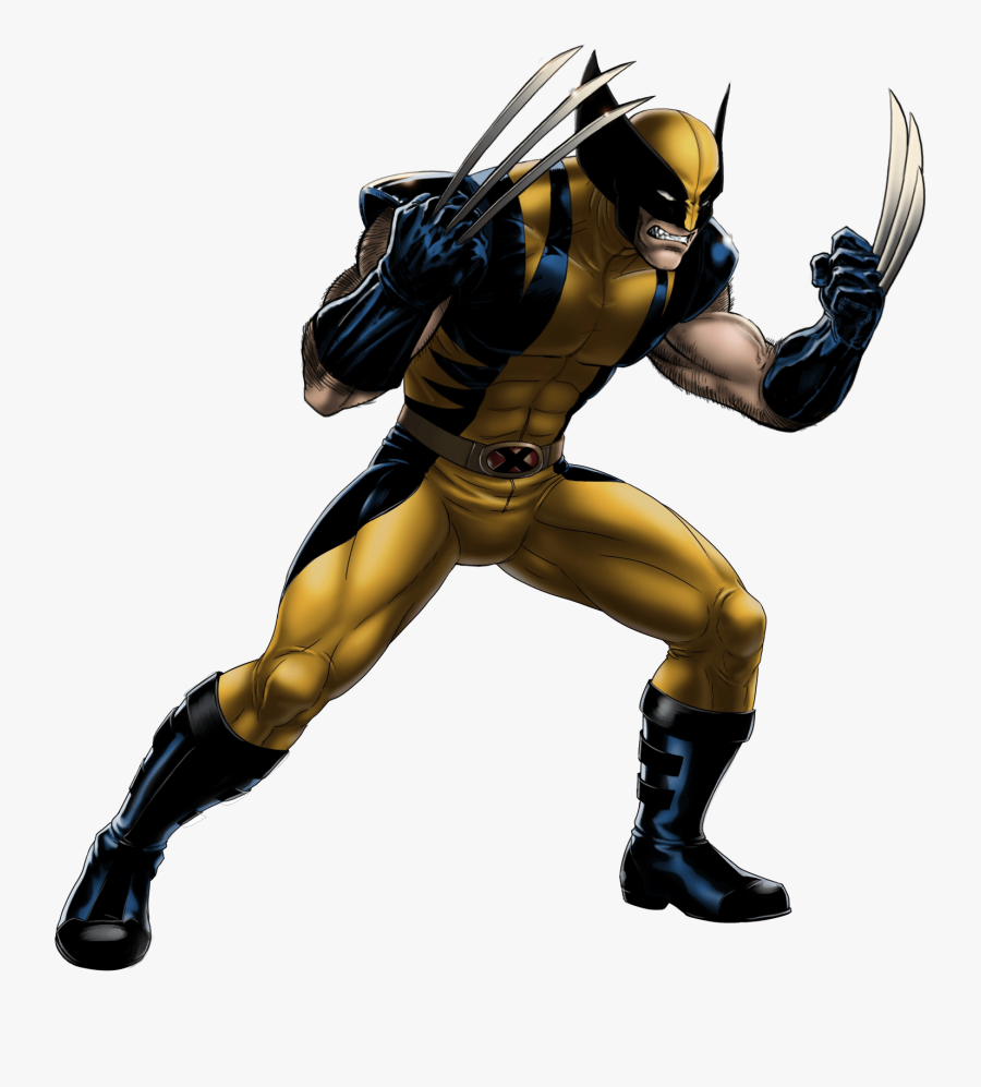 Wolverine Comic Png - Wolverine Brown And Yellow, Transparent Clipart