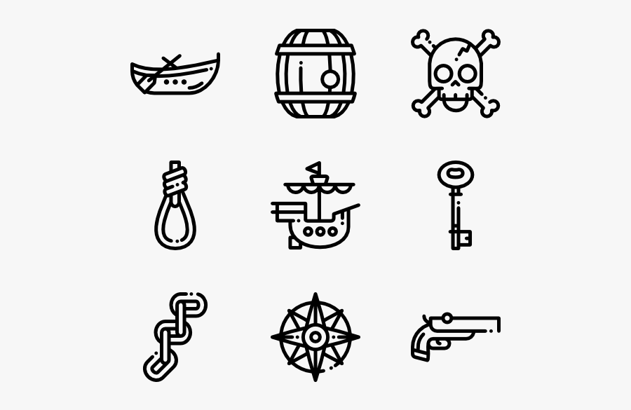 Pirates, Transparent Clipart