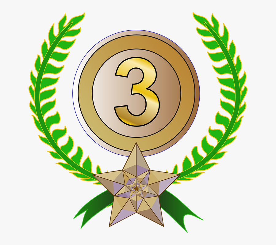 Award Trophy Laurel Wreath - 2nd Place Clipart, Transparent Clipart
