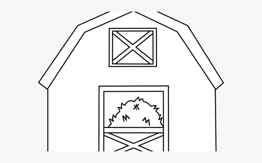 Barn Clipart Equine - Barn Clipart Black And White, Transparent Clipart