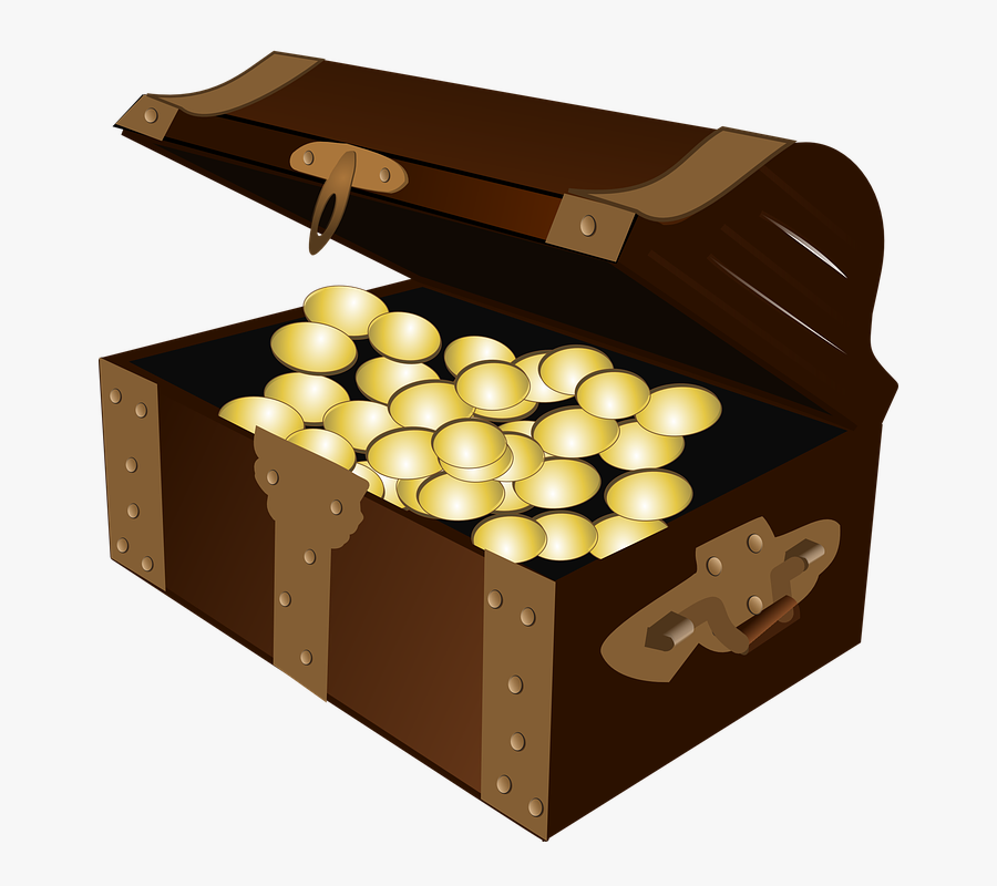 Treasure Photo - Pirate Treasure Chest Gif, Transparent Clipart